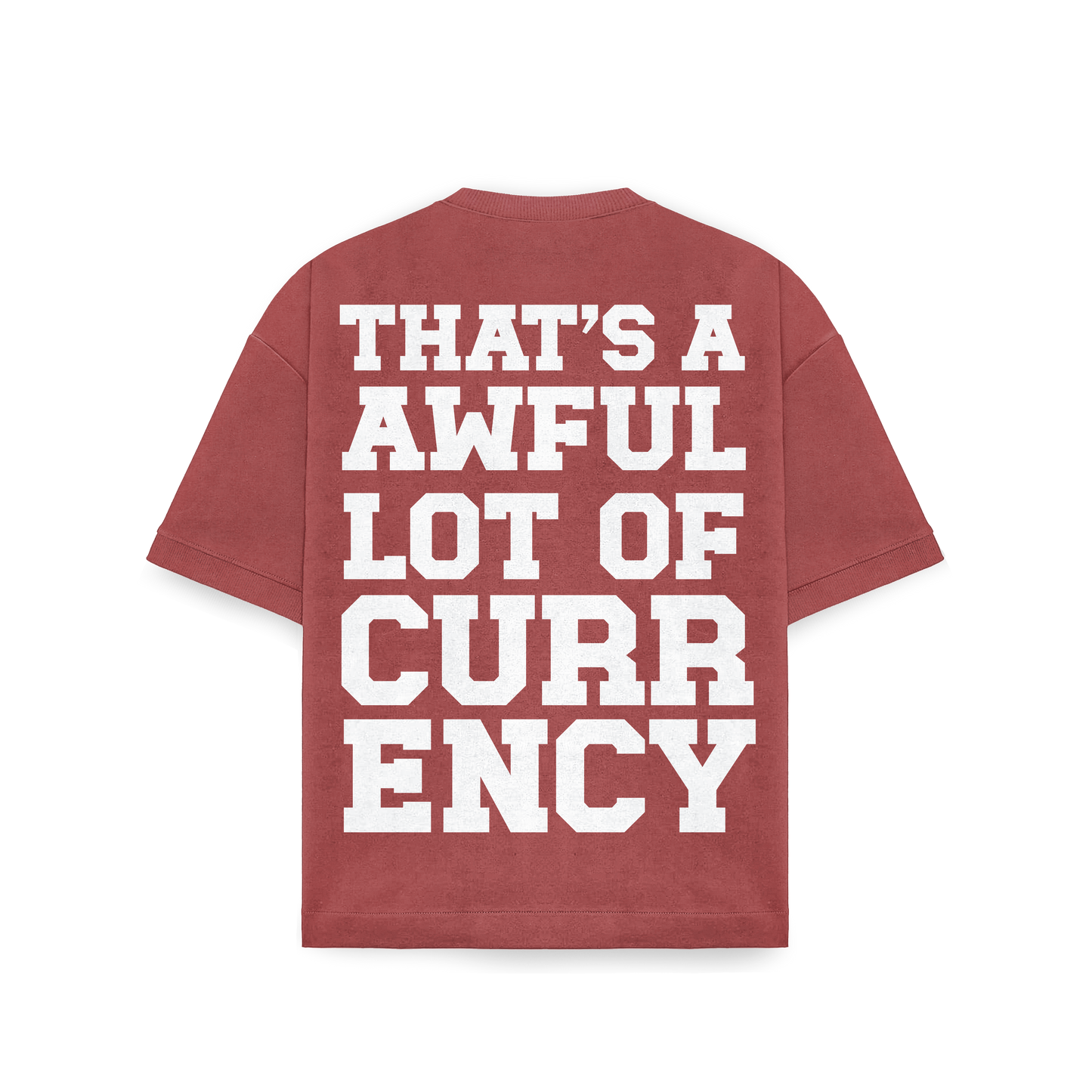 AWFUL LOT OF CURRENCY TEE BRICK